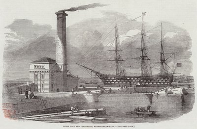 رصيف الدخول ومضخة البيت ، Keyham Steam-Yard بواسطة Edwin Weedon
