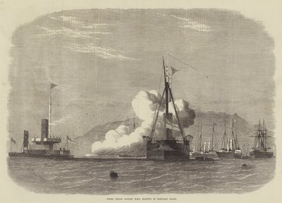 إطلاق النار ضد HMS Glatton في طرق بورتلاند بواسطة إدوين ويدون