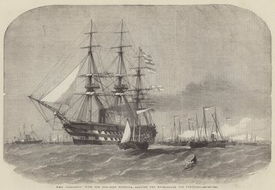 HMS Colossus ، مع قافلة الأسطول ، تاركا Motherbank إلى بورتلاند بواسطة Edwin Weedon