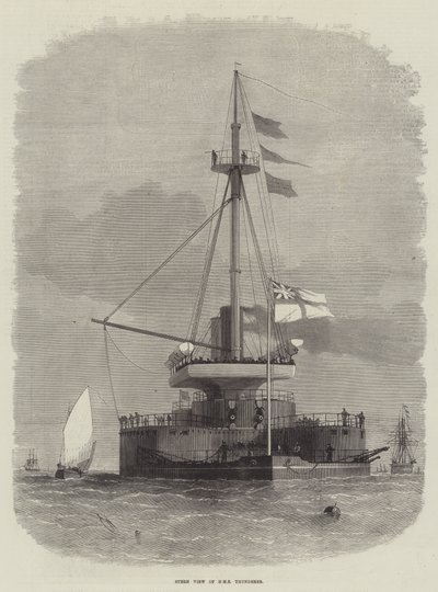 نظرة صارمة من HMS Thunderer بواسطة Edwin Weedon