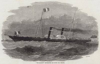 The Alliance Southampton and Havre Mail Steamer بواسطة Edwin Weedon