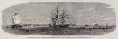مدخل ميناء تشارلستون ، مع دفاعاته بواسطة Edwin Weedon