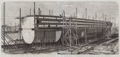 مبنى السفينة البخارية الشرقية الكبرى على الأسهم ، ميلوال ، 22500 طن عبء بواسطة Edwin Weedon