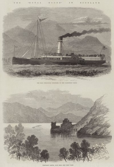الطريق الملكي في اسكتلندا بواسطة Edwin Weedon