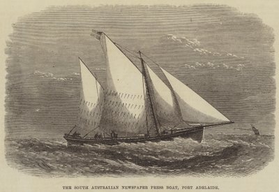 قارب صحافة صحيفة جنوب أستراليا ، بورت أديليد بواسطة Edwin Weedon