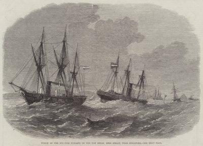 حطام سفينة بخارية Hydaspe على مضيق Pan Shoal Rhio ، بالقرب من سنغافورة بواسطة Edwin Weedon