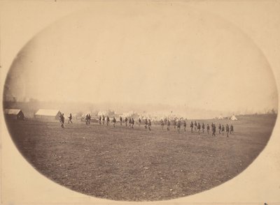 [Bayonet Drill] ، كاليفورنيا. 1863. بواسطة ايجبرت جاي فوكس