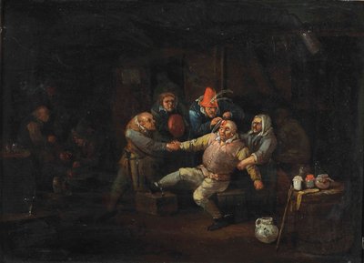 زيارة الجراح (زيت على لوح) بواسطة إغبرت فان الثاني الأصغر هيمسكرك
