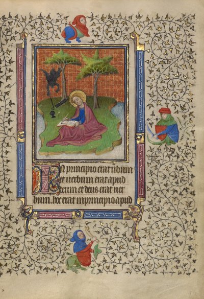 القديس يوحنا على بطمس بواسطة ايجيرتون ماستر