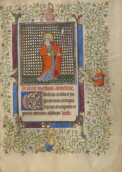 القديس ماتياس بواسطة ايجيرتون ماستر