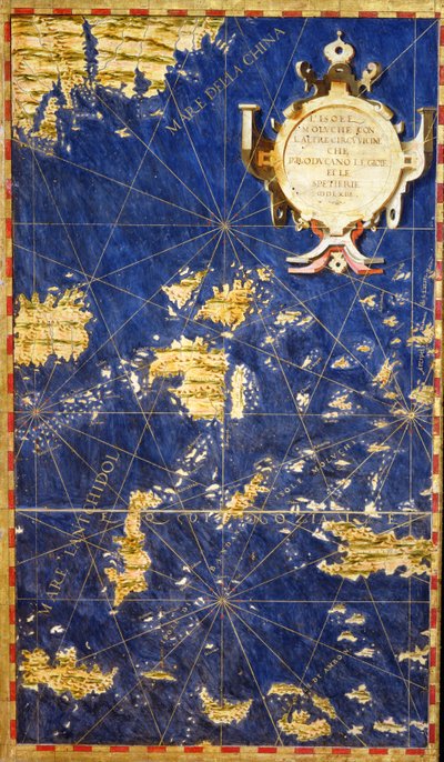 خريطة الفلبين ، من "Sala delle Carte Geografiche" (قاعة الخرائط الجغرافية) حوالي 1570 (زيت على لوحة) بواسطة اجنازيو دانتي