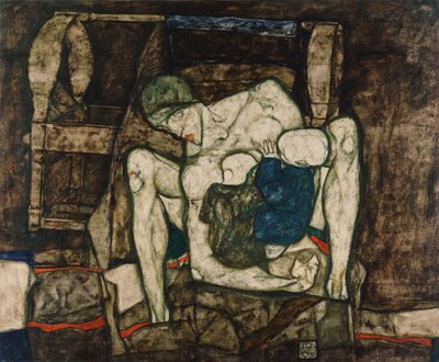 أم كفيفة ، 1914. بواسطة ايغون شييل