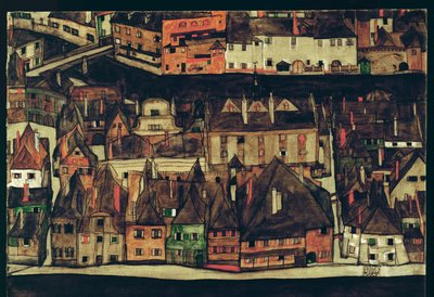 كروماو، جمهورية التشيك (لوحة على قماش) بواسطة ايغون شييل