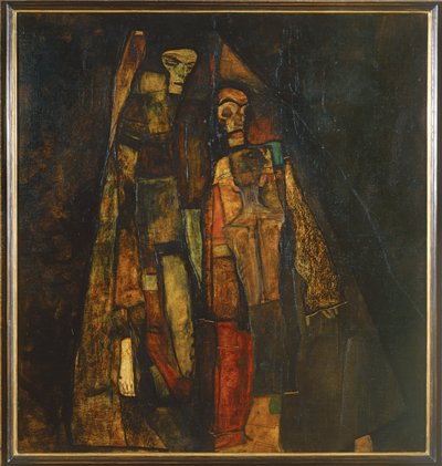 الوحي (زيت على قماش) بواسطة ايغون شييل