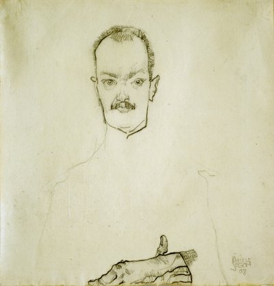 صورة لأرثر روسلر ، 1910 بواسطة ايغون شييل