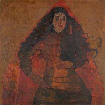 صورة ترود إنجل ، ج. 1913. بواسطة ايغون شييل