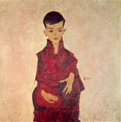 Rainerbub (صورة لهربرت راينر عمره حوالي 6 سنوات) 1910 بواسطة ايغون شييل