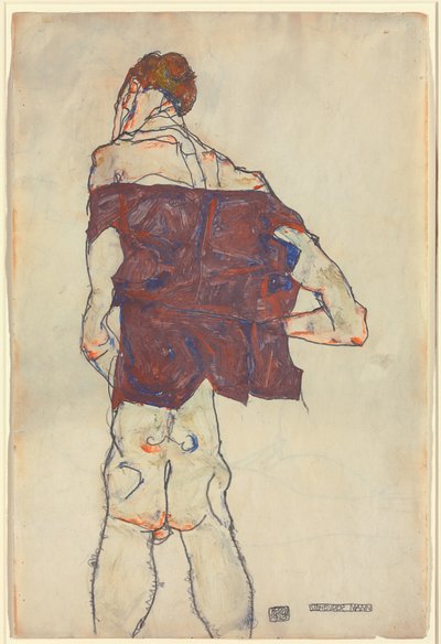 رجل دائم رجل دائم ، 1913 بواسطة ايغون شييل