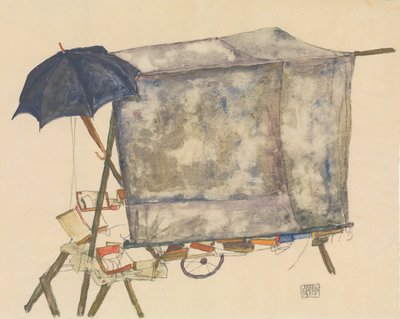 عربة الشارع ، 1914. بواسطة ايغون شييل