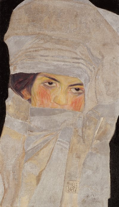 أخت الفنانة ميلاني 1908 بواسطة ايغون شييل