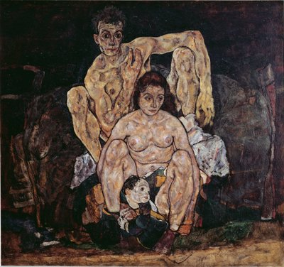 العائلة بواسطة Egon Schiele