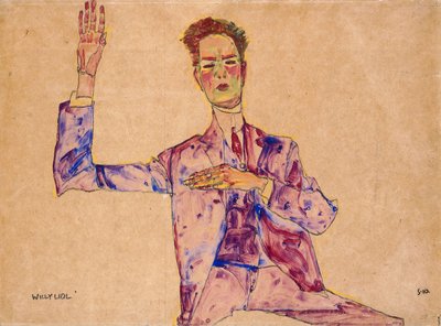 ويلي ليدل ، 1910 بواسطة ايغون شييل