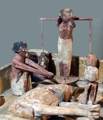 نموذج لمحل جزارة ، مصر ، حوالي 2000-1700 ق بواسطة الأسرة الثانية عشرة المصرية