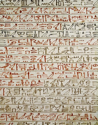 تفاصيل من كتاب الموتى من مقبرة تحتمس الثالث (1504-1450 قبل الميلاد) (جدارية) بواسطة الأسرة الثامنة عشر المصرية