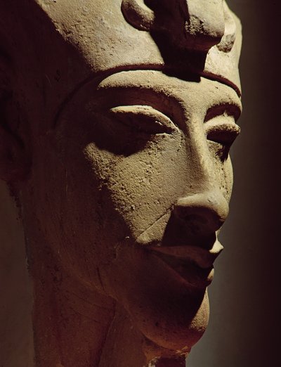 رأس أمينوفيس الرابع (إخناتون) (c.1364-47 قبل الميلاد) بواسطة Egyptian 18th Dynasty