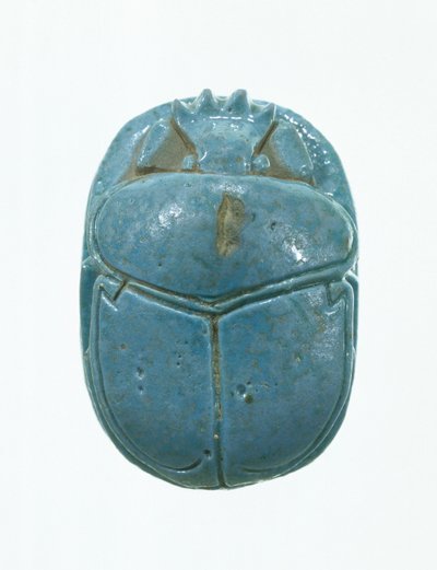 جعران زواج أمنحتب الثالث والملكة تيي ، المملكة الحديثة (قشور زجاجية) بواسطة Egyptian 18th Dynasty