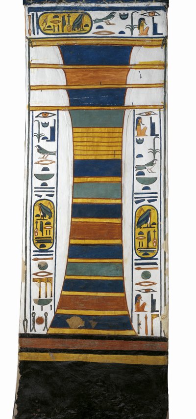 Egypt, Thebes, Luxor, Valley of the Queens, Tomb of Nefertari, Djed pillar representing Osiris