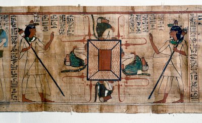 الآثار المصرية: بحيرة النار إلى الجحيم. بردية من كتاب الموتى. بردية الأسرة الحادية والعشرين بواسطة الأسرة 21 المصرية