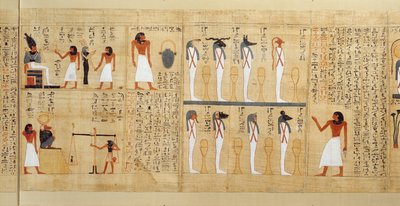 البردي الأسطوري لإيمينسوف ، الفترة المتوسطة الثالثة ، حوالي 1000 قبل الميلاد (ورق البردي الملون) (التفاصيل) بواسطة الأسرة 21 المصرية