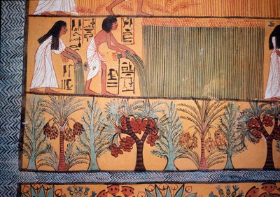 مشهد الحصاد (لوحة جدارية بواسطة مصري مصري