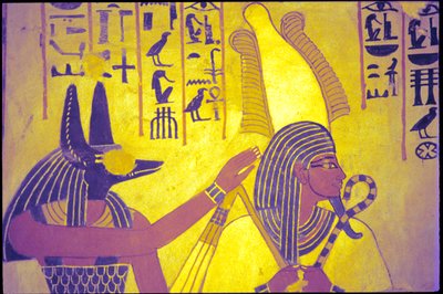 مصر القديمة، الرسم الجداري، مقبرة سنوفر، مقبرة النبلاء، طيبة بواسطة مصري مصري