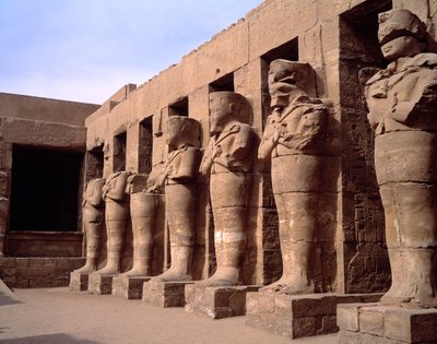 الآثار المصرية: منظر لمعبد الكرنك. مصر بواسطة مصري مصري