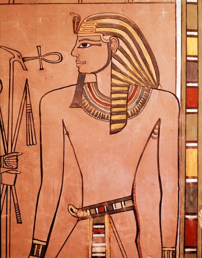 الملك أمنحتب الثاني (أمينوفيس الثاني) (جص بواسطة مصري مصري