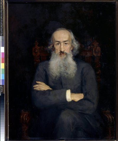 صورة للمؤرخ قسطنطين بستوجيف ريومين (بستوجيف-ريومين) (1829-1897) - لوحة لإيكاترينا سيرجيفنا زارودنايا كافوس (1862-1918) ، زيت على قماش (101 × 79 سم) بواسطة إيكاترينا سيرجيفنا زارودنايا كافوس