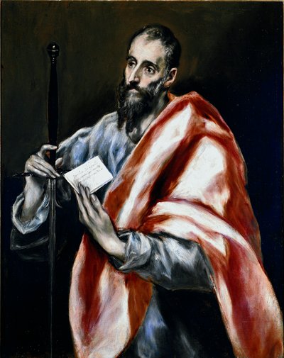 أبوتر سانت بول. لوحة لدومينيكوس ثيوتوكوبولوس ديت إل جريكو (1540-1614) بواسطة إل جريكو