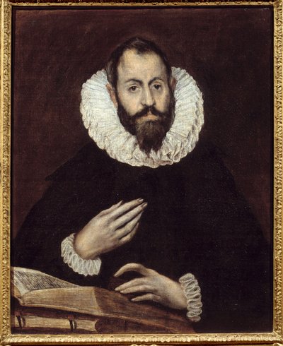 صورة رجل. لوحة لدومينيكوس ثيوتوكوبولوس ديت إل جريكو (1541-1614) ، حوالي 1600-1610. زيت على قماش. أميان ، متحف دي بيكاردي - صورة لرجل. لوحة لدومينيكوس ثيوتوكوبولوس تسمى إل جريكو (1541-1614) ، حوالي 1600-1610. زيت على قماش. بي بواسطة إل جريكو
