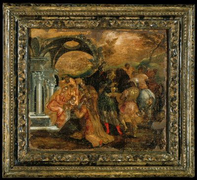عشق المجوس ، c.1560-67 (درجة حرارة البيض على اللوحة) بواسطة إل جريكو