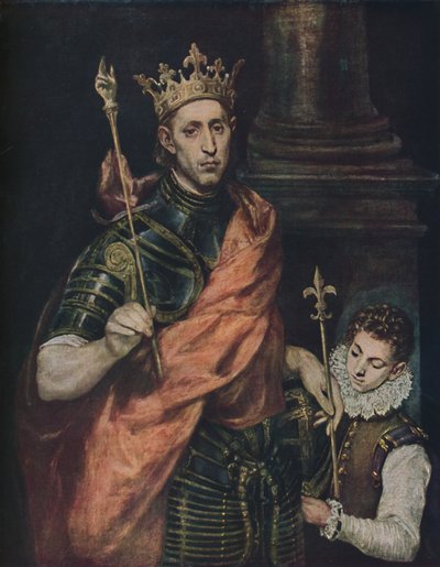 سانت لودفيج ، سانت لويس ، c1585-1590 ، 1938 بواسطة إل جريكو