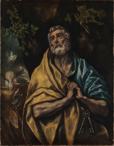 بوكمال النرويجية:  Den angrende Peter The Tears of Saint Peter (دموع القديس بطرس) بواسطة إل جريكو