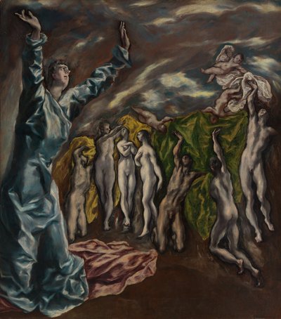 رؤية القديس يوحنا ، كاليفورنيا. 1608-14. بواسطة إل جريكو