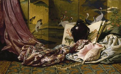 الحياة الساكنة اليابانية ، 1879 بواسطة Elihu Vedder