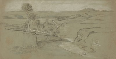 المناظر الطبيعية الرومانية ، ج. 1900. بواسطة اليهو فيدر