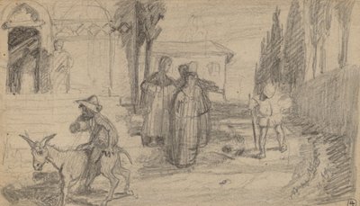 مثل الطحان والحمار ، ج. 1859. بواسطة اليهو فيدر