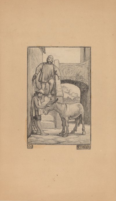 الابن والحمار 1863. بواسطة اليهو فيدر