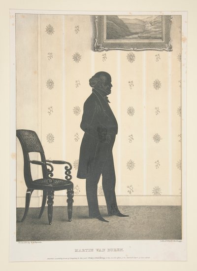 مارتن فان بورين ، من مجموعة من 27 صورة شخصية بواسطة Elijah C. Kellogg