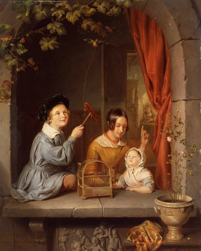 اللعب مع الطائر الأليف بواسطة إليزابيث أليدا هانين